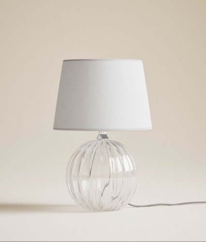 Glass table lamp marks - glass,