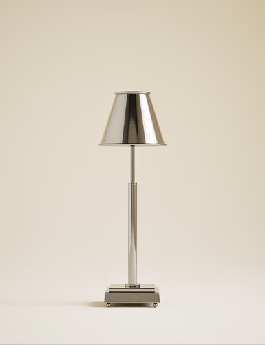 Rechargeable metal table - m&s,