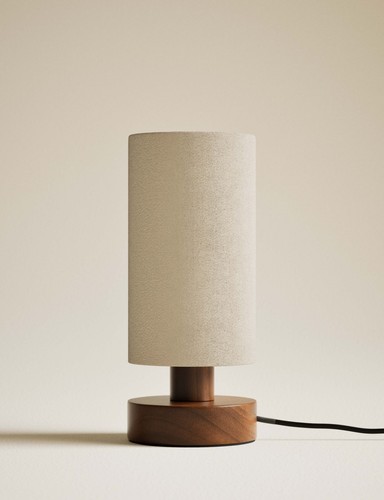 Home wooden table lamp - m&s,