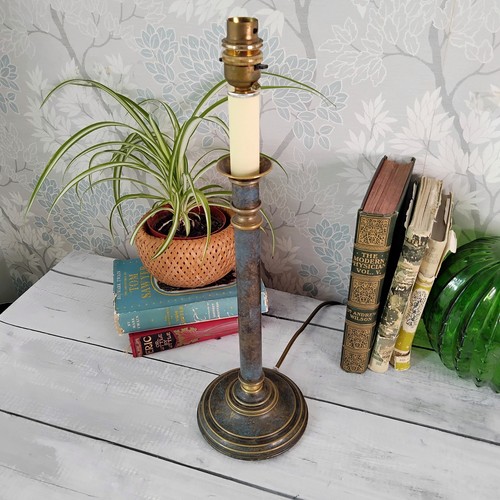 Vtg column candlestick - m&s,