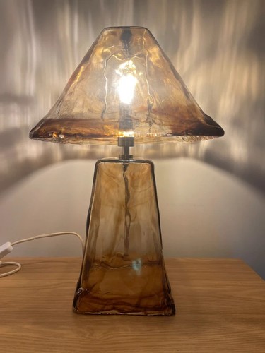 All over glass table lamp - m&s,